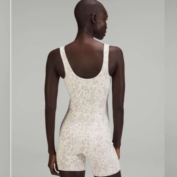 NWT Lululemon Align Tank Top Cheetah Camo Antique White - Picture 2 of 8